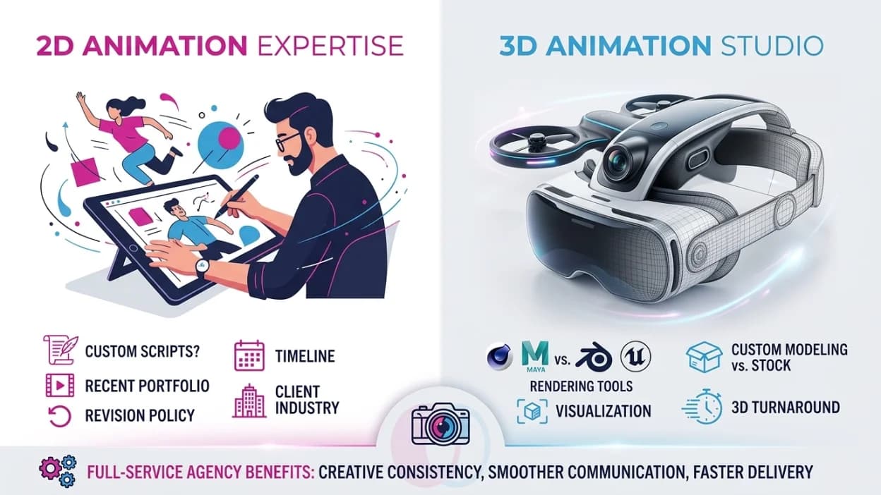 How to choose between 2D and 3D studios