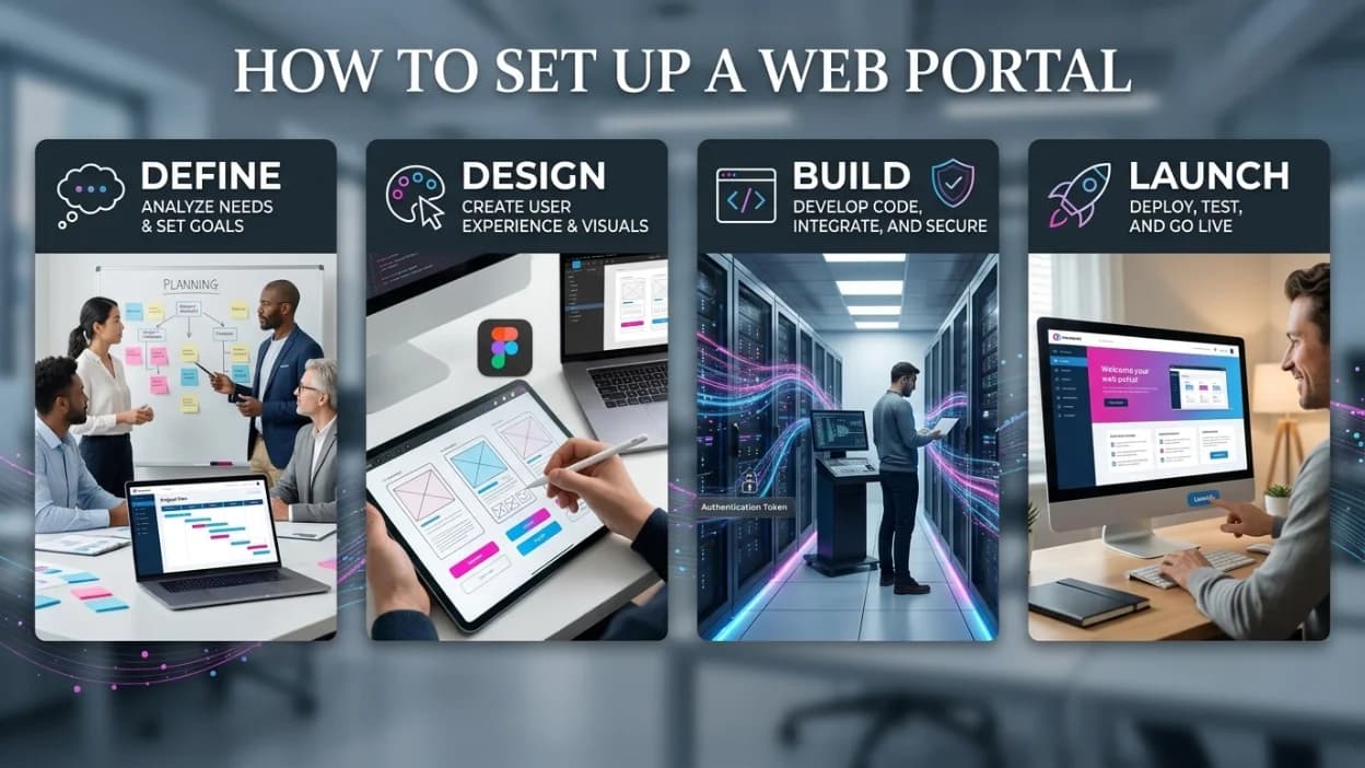 Step-by-Step: How to Set Up a Web Portal