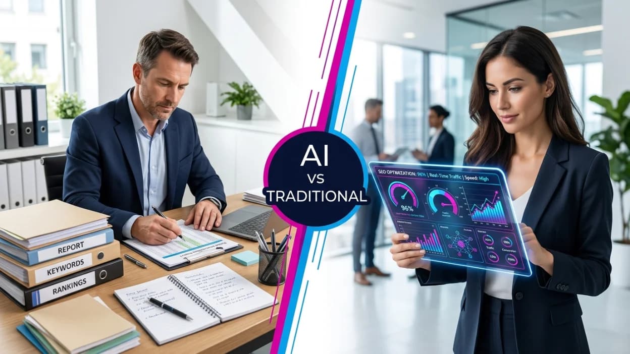 AI-Driven vs Traditional SEO Agencies for SaaS: Full Comparison
