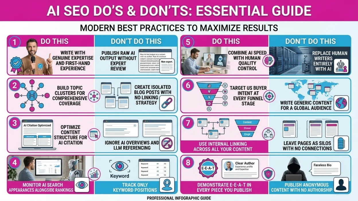 AI SEO Do's and Don'ts