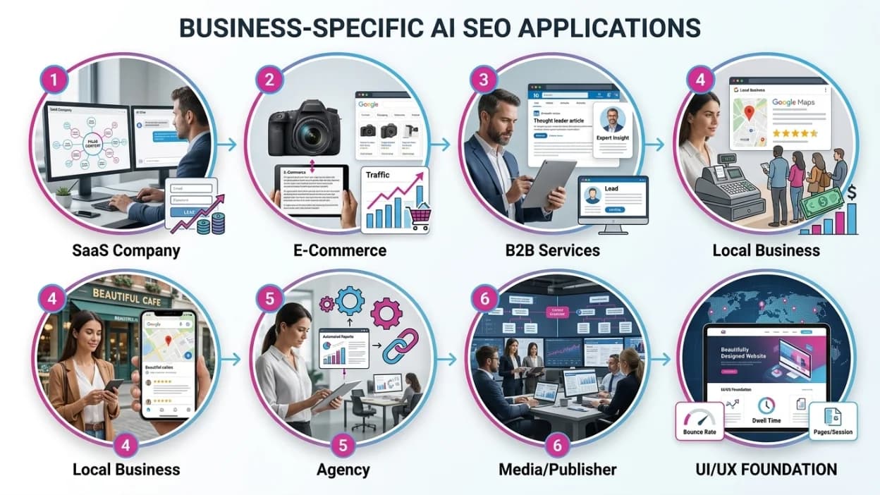 AI SEO Use Cases by Business Type