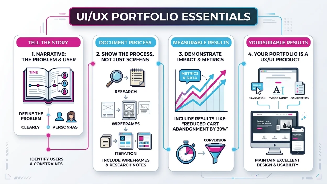 How to build a portfolio as a UI UX designer