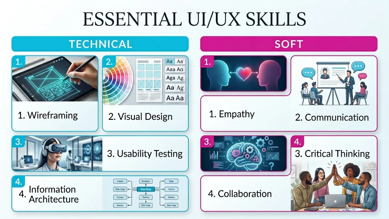 Key skills every UI UX designer needs
